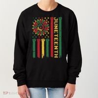 Junenth Freedom Day Afro African American June 19th 1865 Women's Sweatshirt thumb 0