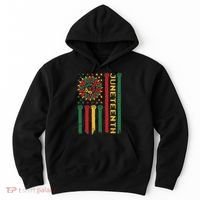 Junenth Freedom Day Afro African American June 19th 1865 Hoodie thumb 0