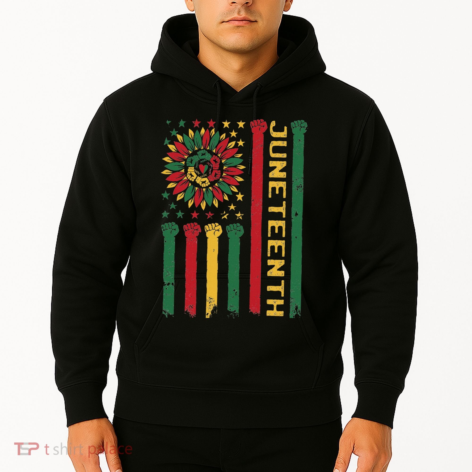 Junenth Freedom Day Afro African American June 19th 1865 Hoodie