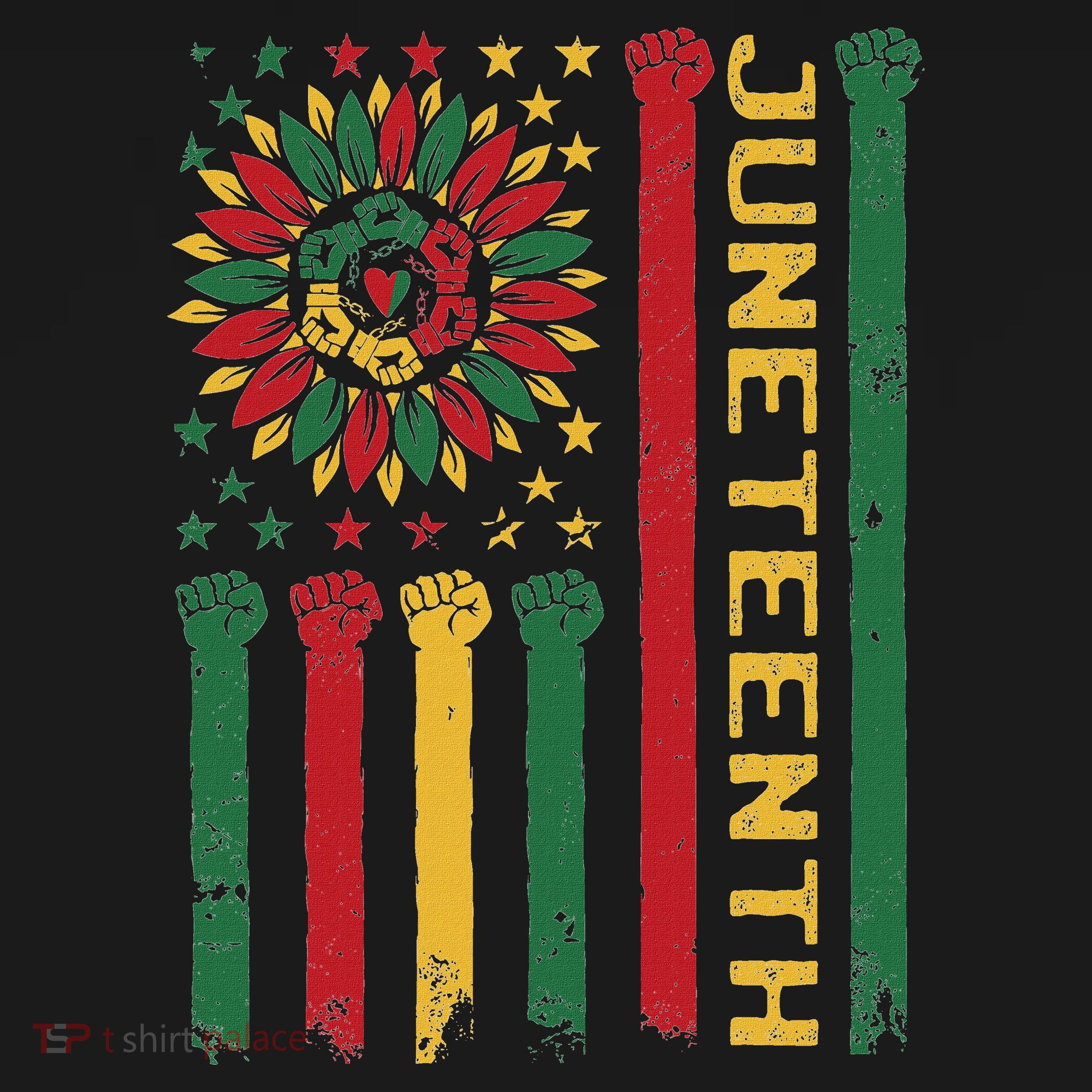 Junenth Freedom Day Afro African American June 19th 1865 Hoodie