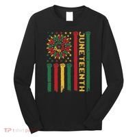 Junenth Freedom Day Afro African American June 19th 1865 Long Sleeve Shirt thumb 0