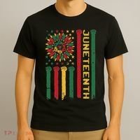 Junenth Freedom Day Afro African American June 19th 1865 T-Shirt thumb 3