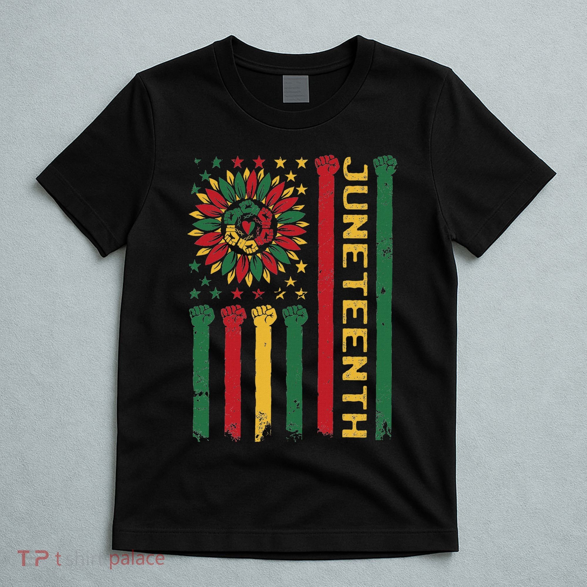 Junenth Freedom Day Afro African American June 19th 1865 T-Shirt