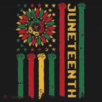 Junenth Freedom Day Afro African American June 19th 1865 Mousepad thumb 1