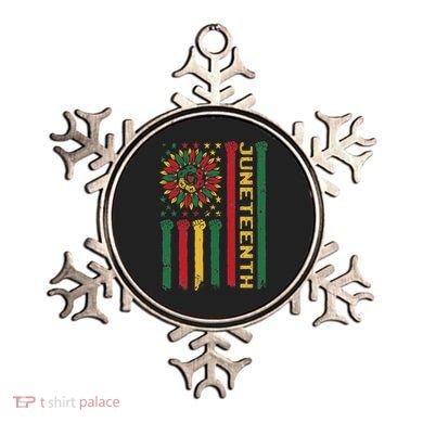 Junenth Freedom Day Afro African American June 19th 1865 Ornament