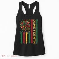 Junenth Freedom Day Afro African American June 19th 1865 Women's Tank Top thumb 0