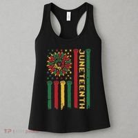 Junenth Freedom Day Afro African American June 19th 1865 Women's Tank Top thumb 3