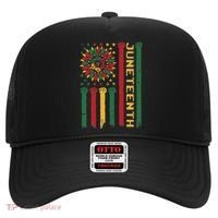 Junenth Freedom Day Afro African American June 19th 1865 Hat thumb 0