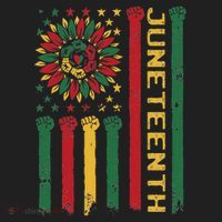 Junenth Freedom Day Afro African American June 19th 1865 Hat thumb 2