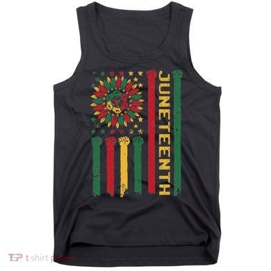 Junenth Freedom Day Afro African American June 19th 1865 Tank Top