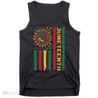 Junenth Freedom Day Afro African American June 19th 1865 Tank Top thumb 0