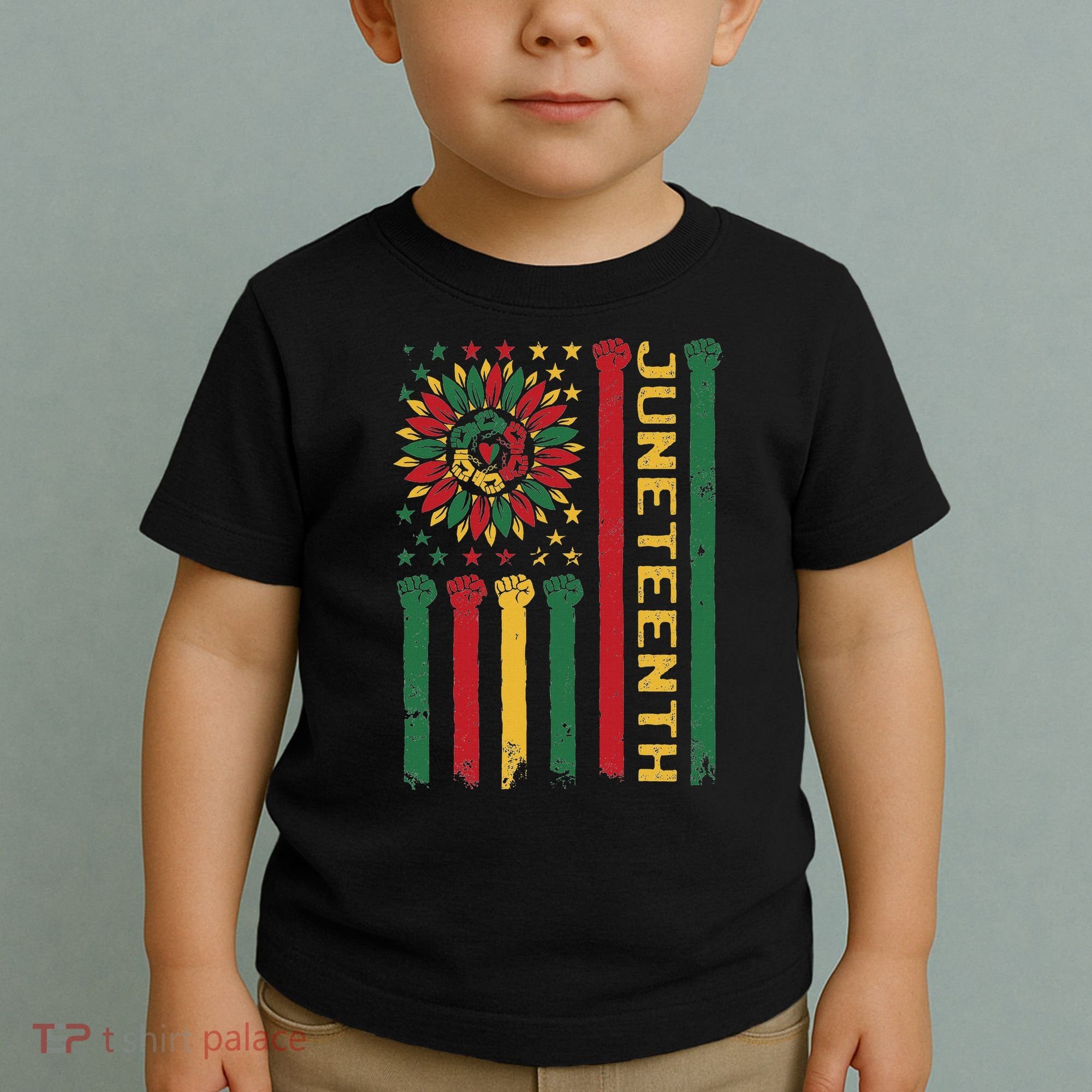 Junenth Freedom Day Afro African American June 19th 1865 Toddler T-Shirt