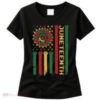 Junenth Freedom Day Afro African American June 19th 1865 Women's T-Shirt thumb 0