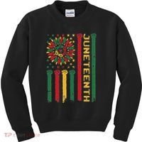 Junenth Freedom Day Afro African American June 19th 1865 Kids Sweatshirt thumb 0