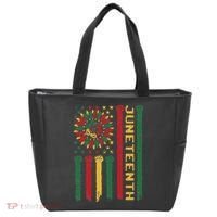 Junenth Freedom Day Afro African American June 19th 1865 Tote Bag thumb 0