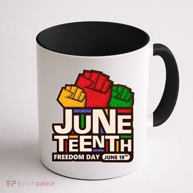 Juneteenth Freedom Day June 19th Coffee Mug back