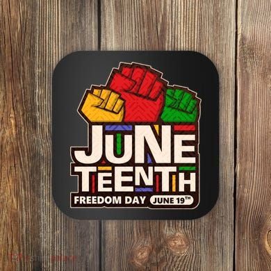 Juneteenth Freedom Day June 19th Coaster