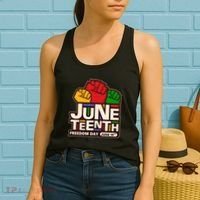 Juneteenth Freedom Day June 19th Women's Tank Top thumb 2