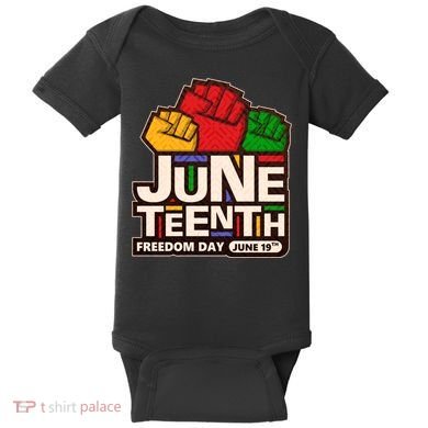 Juneteenth Freedom Day June 19th Baby Bodysuit