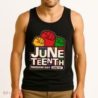 Juneteenth Freedom Day June 19th Tank Top thumb 3