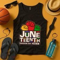 Juneteenth Freedom Day June 19th Tank Top thumb 4
