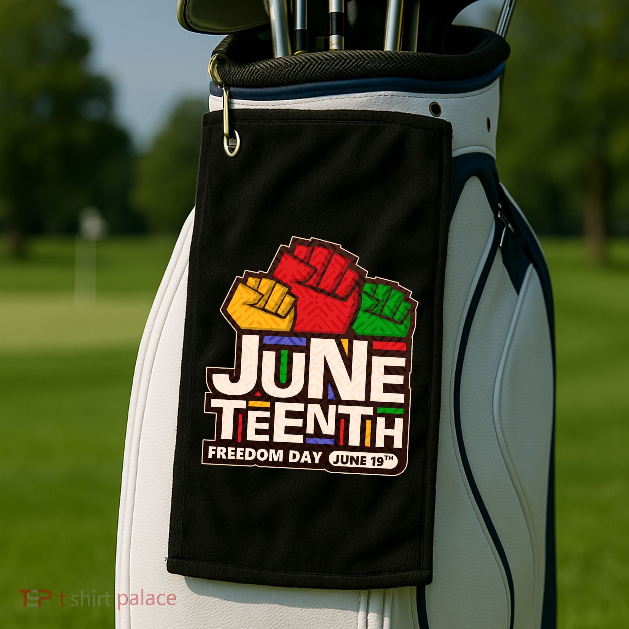 Juneteenth Freedom Day June 19th Golf Towel