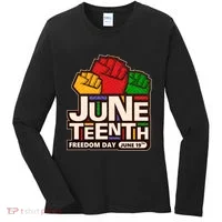 Juneteenth Freedom Day June 19th Women's Long Sleeve Shirt thumb 0