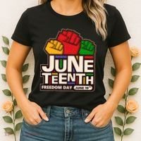 Juneteenth Freedom Day June 19th Women's T-Shirt thumb 2