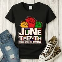 Juneteenth Freedom Day June 19th Women's T-Shirt thumb 3