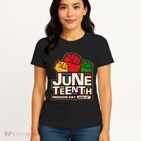 Juneteenth Freedom Day June 19th Women's T-Shirt thumb 4