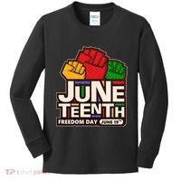 Juneteenth Freedom Day June 19th Kids Long Sleeve Shirt thumb 0