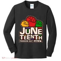 Juneteenth Freedom Day June 19th Kids Long Sleeve Shirt thumb 0