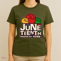 Juneteenth Freedom Day June 19th T-Shirt thumb 4