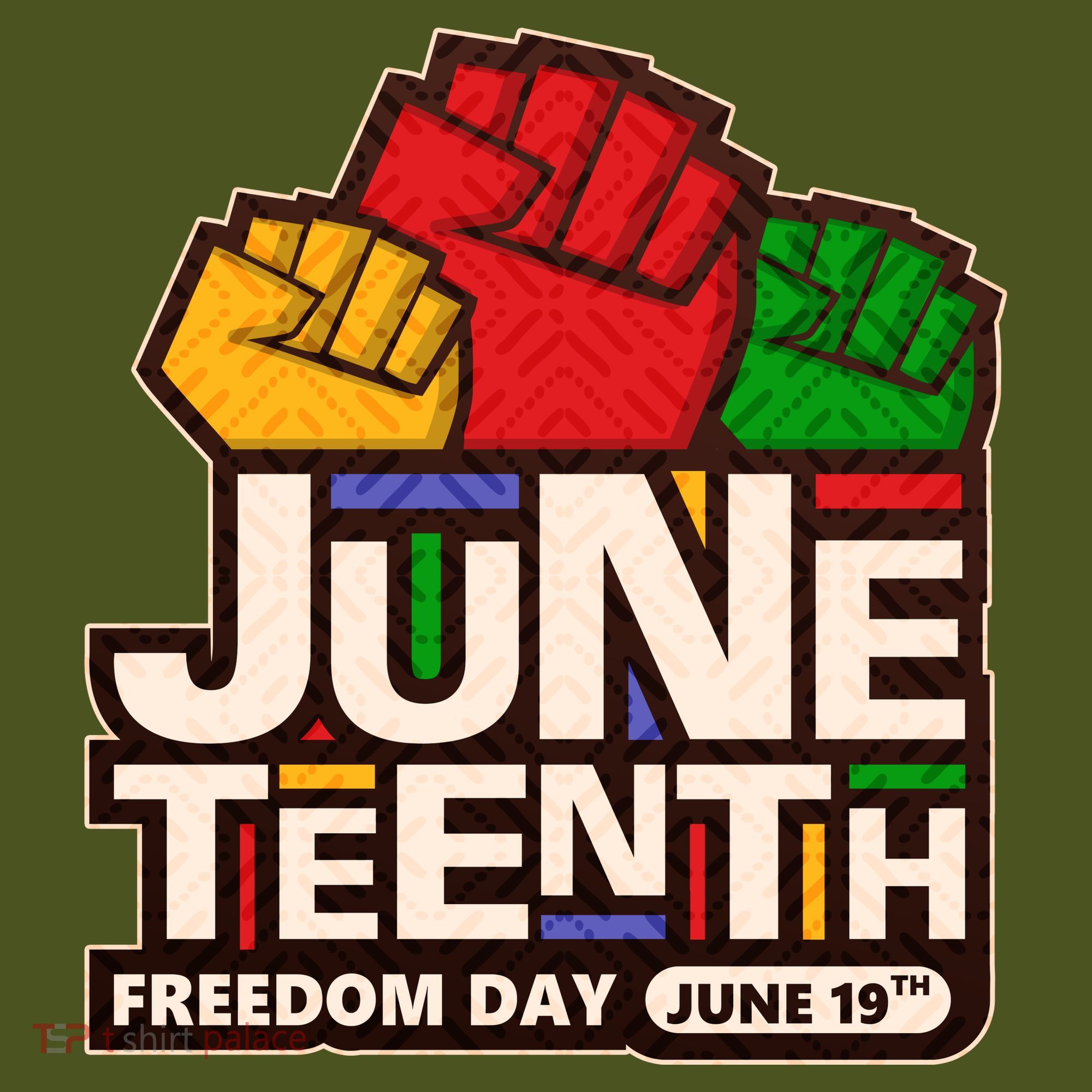 Juneteenth Freedom Day June 19th Mousepad