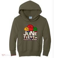 Juneteenth Freedom Day June 19th Kids Hoodie thumb 0