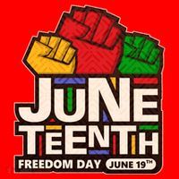 Juneteenth Freedom Day June 19th Santa Hat thumb 1