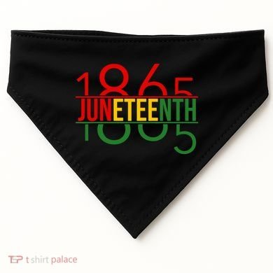 Juneteenth Freedom Day 1865 USA-Made Doggie Bandana