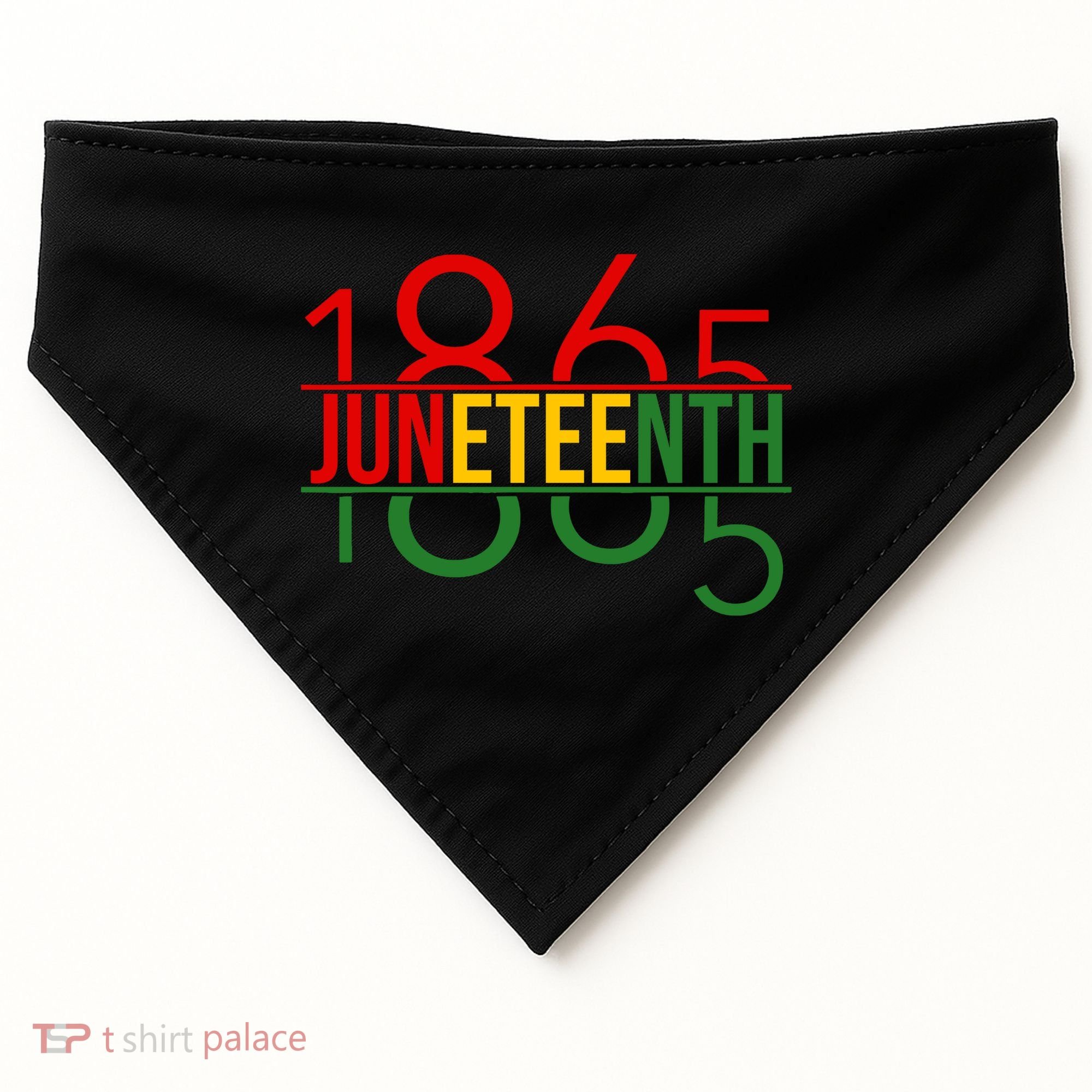 Juneteenth Freedom Day 1865 USA-Made Doggie Bandana