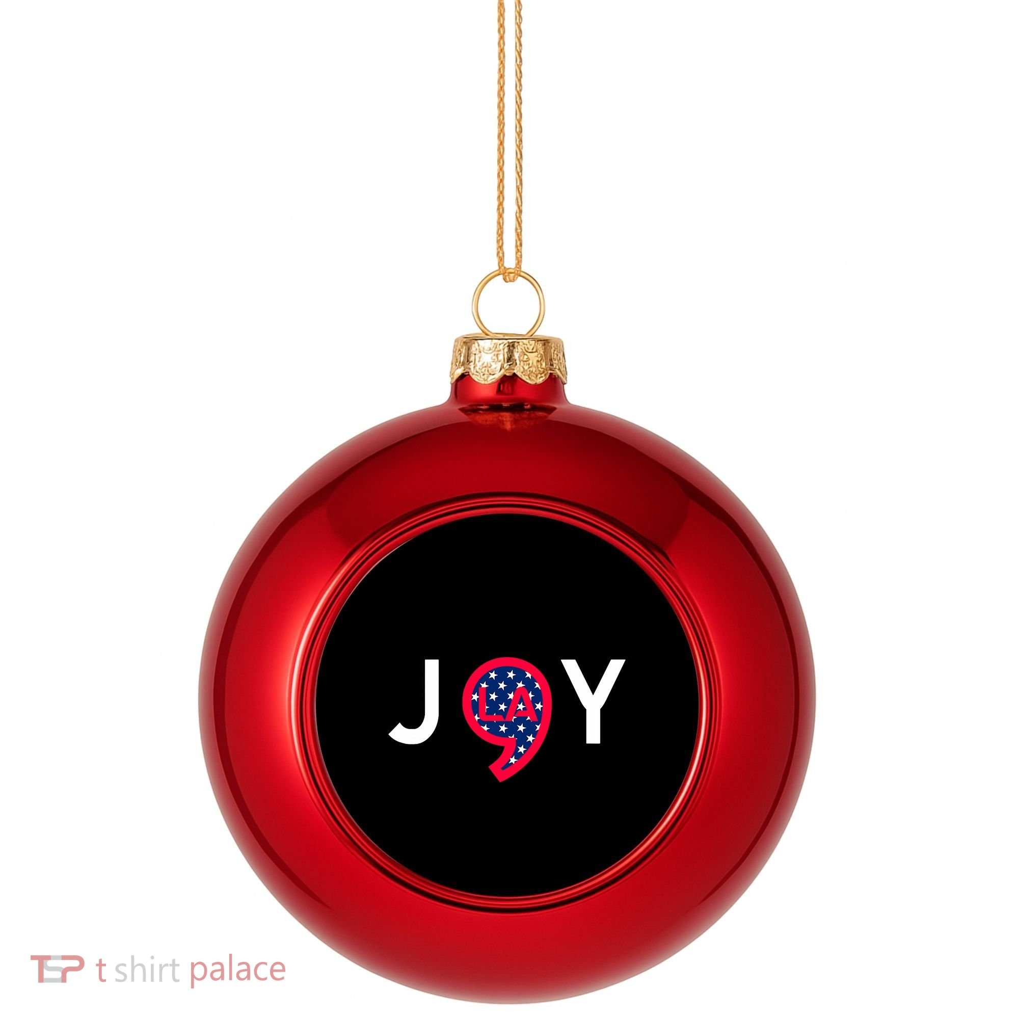 Joy For Everyone Joy To The World~ Plastic Christmas Ball Ornament