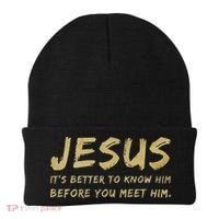 Jesus Freak Funny Christian Beanie thumb 0