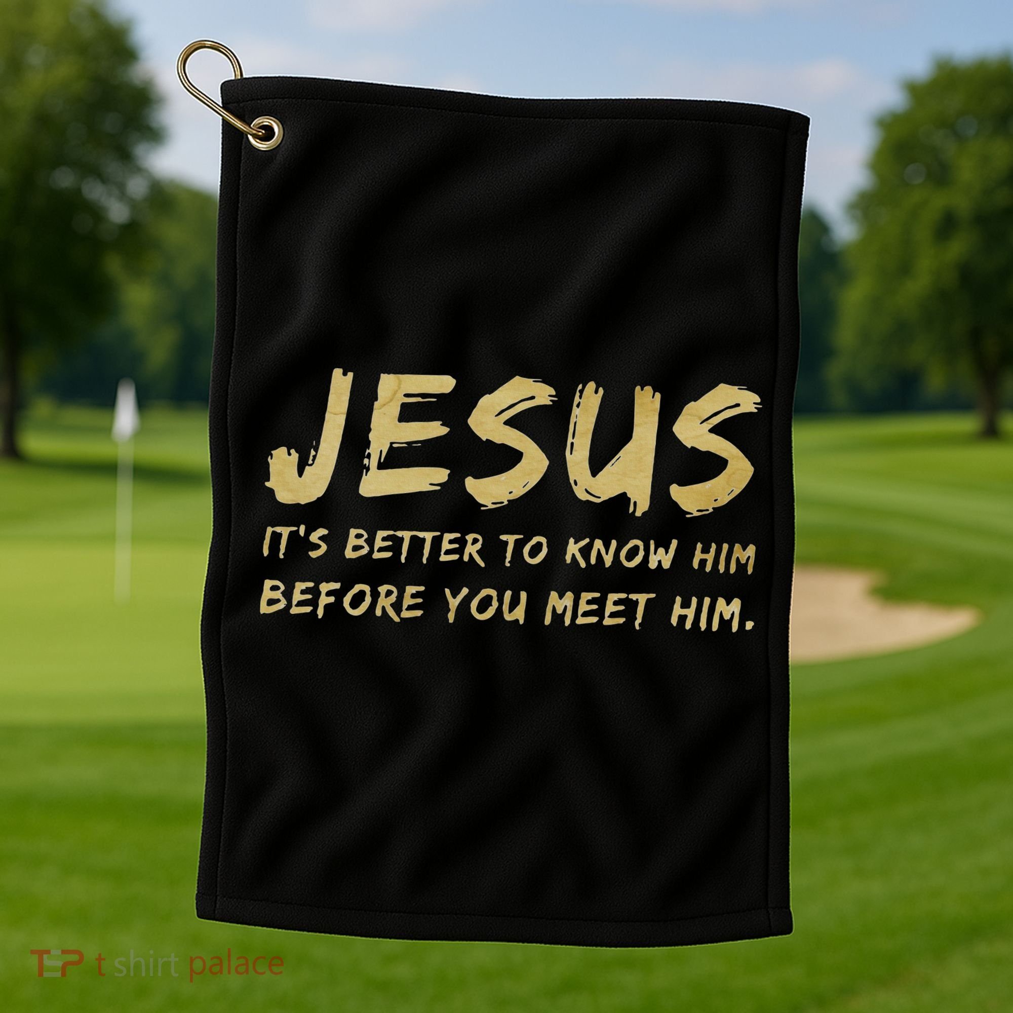 Jesus Freak Funny Christian Golf Towel