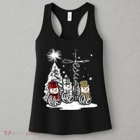 Jesus Faith Hope Love Snowman Christmas Xmas Women's Tank Top thumb 3