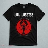 Jp Fan Hail Lobster S Adults Black Cotton 100 T-Shirt thumb 5