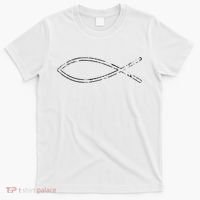 Jesus Fish Ichthys Ichthus Christian Faith Symbol T-Shirt thumb 0