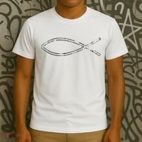 Jesus Fish Ichthys Ichthus Christian Faith Symbol T-Shirt thumb 3
