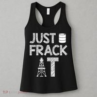 Just Frack It Funny Fracking Logo Women's Tank Top thumb 3