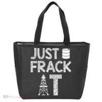Just Frack It Funny Fracking Logo Tote Bag thumb 0