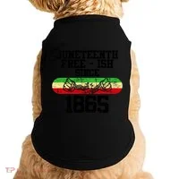 Junenth Free Ish Since 1865 Gift Doggie Tank thumb 0