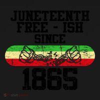 Junenth Free Ish Since 1865 Gift USA-Made Doggie Bandana thumb 2