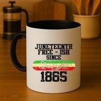 Junenth Free Ish Since 1865 Gift Coffee Mug thumb 4
